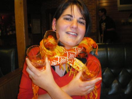 l'�charpe de verres...